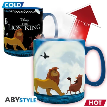 Disney – Oroszlánkirály – Hakuna Matata hőre változó bögre (460 ml)