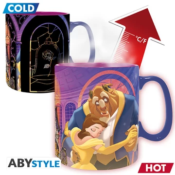 Disney – Szépség és a Szörnyeteg – hőre változó bögre (460 ml)