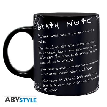 Death Note – L és a szabályok bögre (320 ml)
