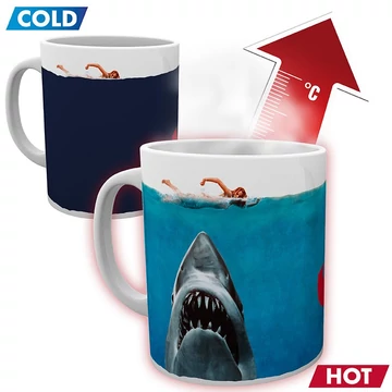 A cápa - Jaws – hőre változó bögre (320 ml)