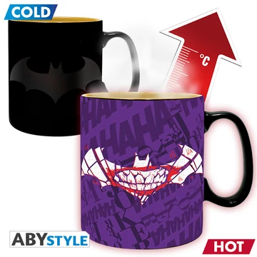 Batman vs Joker hőre változó bögre – 460 ml