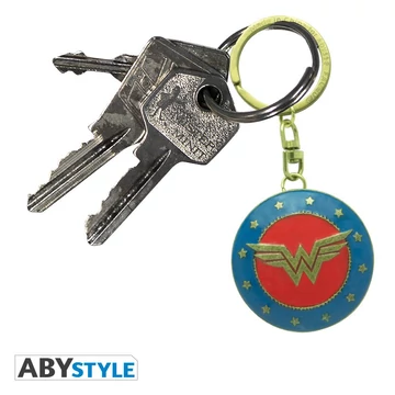 DC Comics – Wonder Woman pajzsos fém 3D kulcstartó
