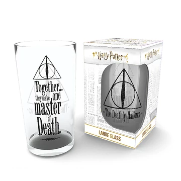 Harry Potter – Halál ereklyéi üvegpohár (500 ml)