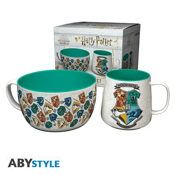 Harry Potter Reggeliző szett bögrével és müzlis tálkával