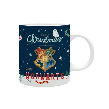 Harry Potter – „Happy Christmas from Hogwarts” karácsonyi bögre