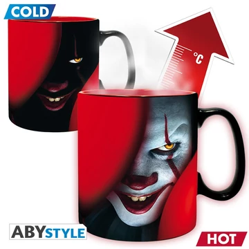 IT – Pennywise „Time to Float” hőre változó bögre (460 ml)