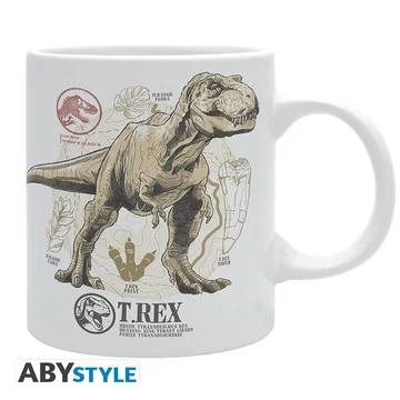Jurassic World – T-Rex és Kék dinoszauruszos bögre (320 ml)