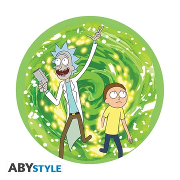 Rick és Morty Hajlékony egérpad - Portál mintával