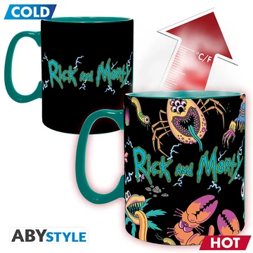 Rick és Morty – Űrhajós hőre változó bögre (460 ml)