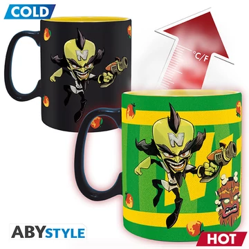Crash Bandicoot - Nitro hőre változó bögre (460 ml)