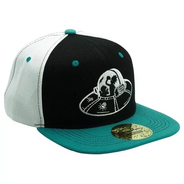 Rick és Morty "Spaceship" fekete/kék snapback sapka