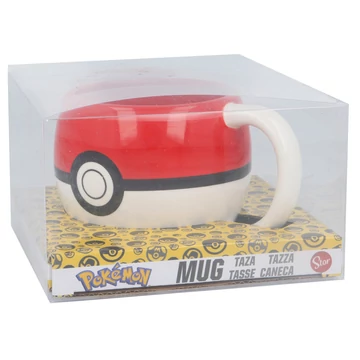 Pokémon Pokélabda 3D kerámia bögre (440 ml)