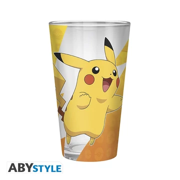 Pokémon – Pikachu üvegpohár (400 ml)