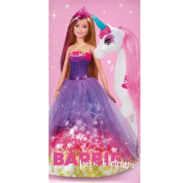 Barbie Born to Dream fürdőlepedő, strand törölköző 70x140 cm
