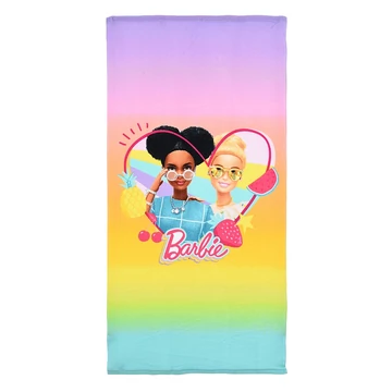 Barbie Heart fürdőlepedő, strand törölköző 70x140 cm (Fast Dry)