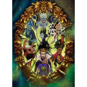 Disney Gonoszok Mirror 1000 db-os puzzle Clementoni