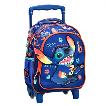 Disney Lilo és Stitch, A csillagkutya Chillin&#039; gurulós ovis hátizsák, táska 30 cm
