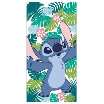 Disney Lilo és Stitch, A csillagkutya fürdőlepedő, strand törölköző 70x140 cm (Fast Dry)