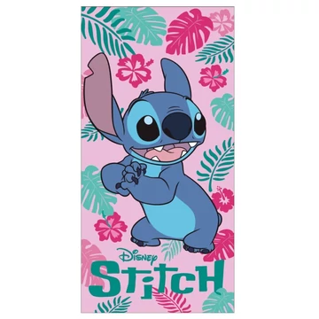 Disney Lilo és Stitch, A csillagkutya fürdőlepedő, strand törölköző 70x140 cm (Fast Dry)