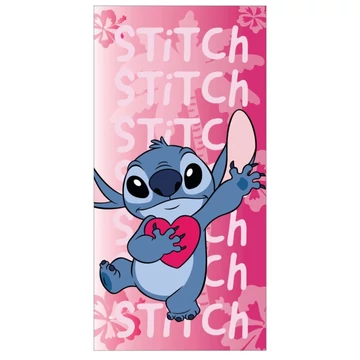 Disney Lilo és Stitch, A csillagkutya fürdőlepedő, strand törölköző 70x140 cm (Fast Dry)