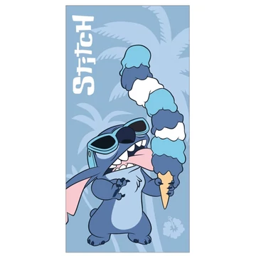 Disney Lilo és Stitch, A csillagkutya Ice Cream fürdőlepedő, strand törölköző 70x140 cm (Fast Dry)