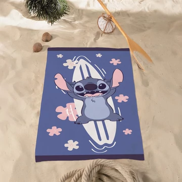 Disney Lilo és Stitch, A csillagkutya Ocean fürdőlepedő, strand törölköző 70x140 cm (Fast Dry)