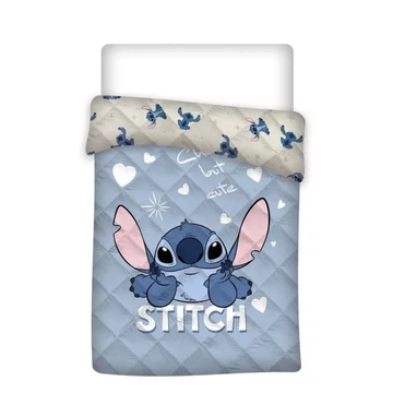 Disney Lilo és Stitch, A csillagkutya steppelt ágytakaró, paplan 140x200cm