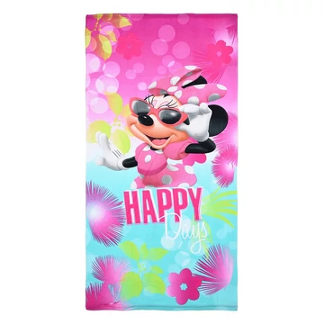 Disney Minnie Happy Days fürdőlepedő, strand törölköző 70x140 cm (Fast Dry)