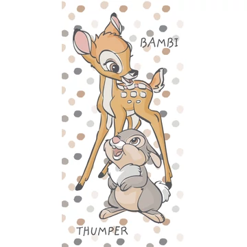 Disney Bambi, Dotty fürdőlepedő, strand törölköző 70x140 cm