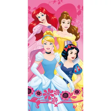 Disney Hercegnők Heart fürdőlepedő, strand törölköző 70x140 cm