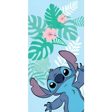 Disney Lilo és Stitch, A csillagkutya fürdőlepedő, strand törölköző 70x140cm (Fast Dry