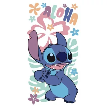 Disney Lilo és Stitch, A csillagkutya Hawaiian Harmony fürdőlepedő, strand törölköző 70x140cm (Fast Dry