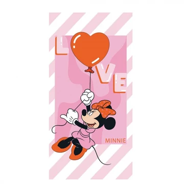 Disney Minnie Love fürdőlepedő, strand törölköző 70x140 cm