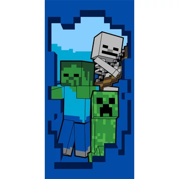 Minecraft Beware fürdőlepedő, strand törölköző Beware 70x140 cm