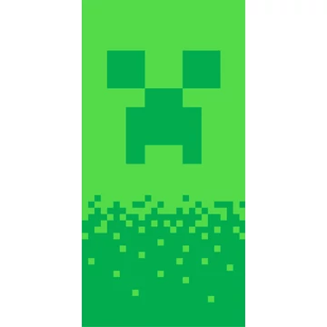 Minecraft fürdőlepedő, strand törölköző Digital Creeper 70*140cm