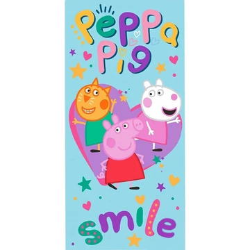 Peppa malac Smile fürdőlepedő, strand törölköző 70x140 cm
