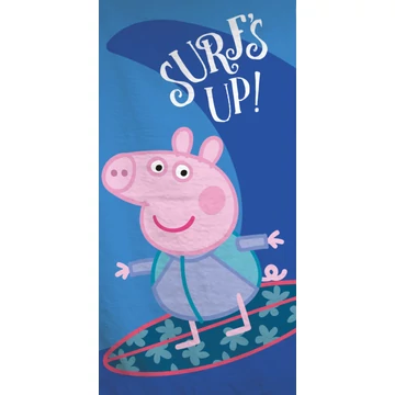 Peppa malac Surf fürdőlepedő, strand törölköző 70x140 cm