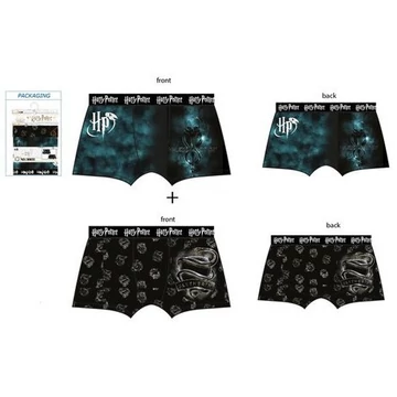 Harry Potter férfi boxeralsó 2 darab/csomag XL