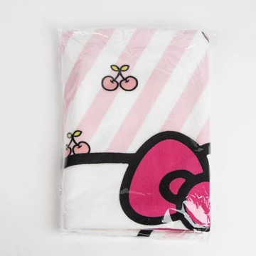 Hello Kitty Cherry fürdőlepedő, strand törölköző 70x140 cm (Fast Dry)