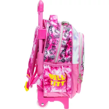 Hello Kitty Good Vibes gurulós ovis hátizsák, táska 30 cm