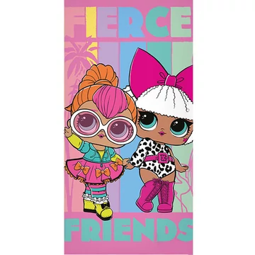 LOL Surprise Fierce fürdőlepedő, strand törölköző 70x140 cm