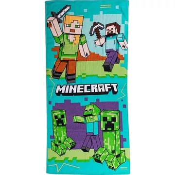 Minecraft Battle fürdőlepedő, strand törölköző 70x140 cm