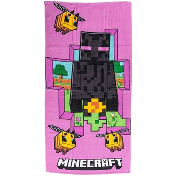 Minecraft Cherry Grove fürdőlepedő, strand törölköző 70x140 cm