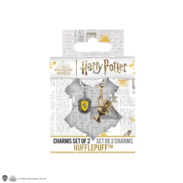 Harry Potter - Hugrabug charm medál szett (2 darabos)