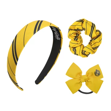 Hufflepuff hajdísz szett – 3 darabos varázslatos kiegészítő kollekció