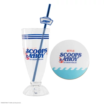 Stranger Things – Scoops Ahoy Milkshake pohár szett