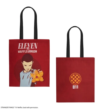 Stranger Things – Eleven vászontáska „Wafflegorgon” dizájnnal