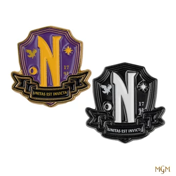 Nevermore Academy 2 db-os Kitűző Szett