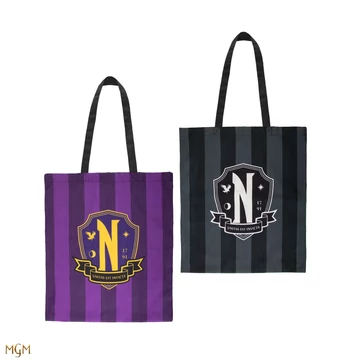 Nevermore Akadémia Kétoldalas bevásárlótáska, tote bag