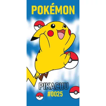 Pokémon 0025 fürdőlepedő, strand törölköző 70x140 cm